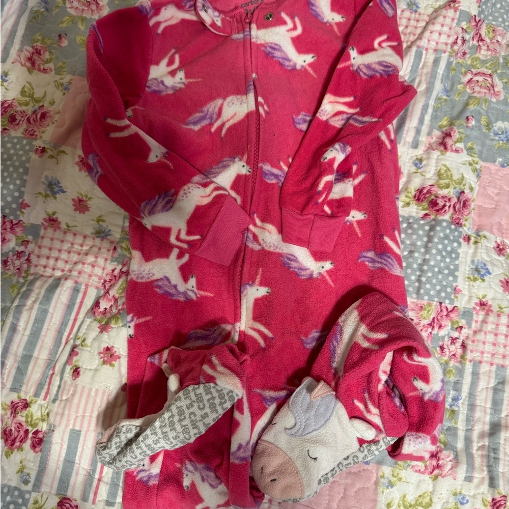 Carter's Pink Unicorn Pajama Sleep Sack